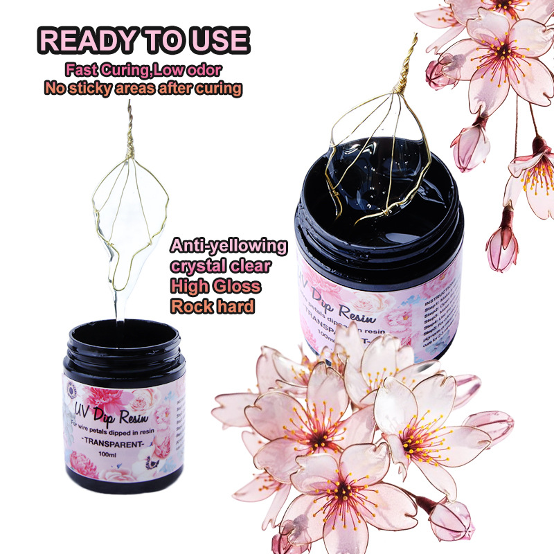 Flower Preservation Resin - Uv Dip Hars Lijm Uv Bloem