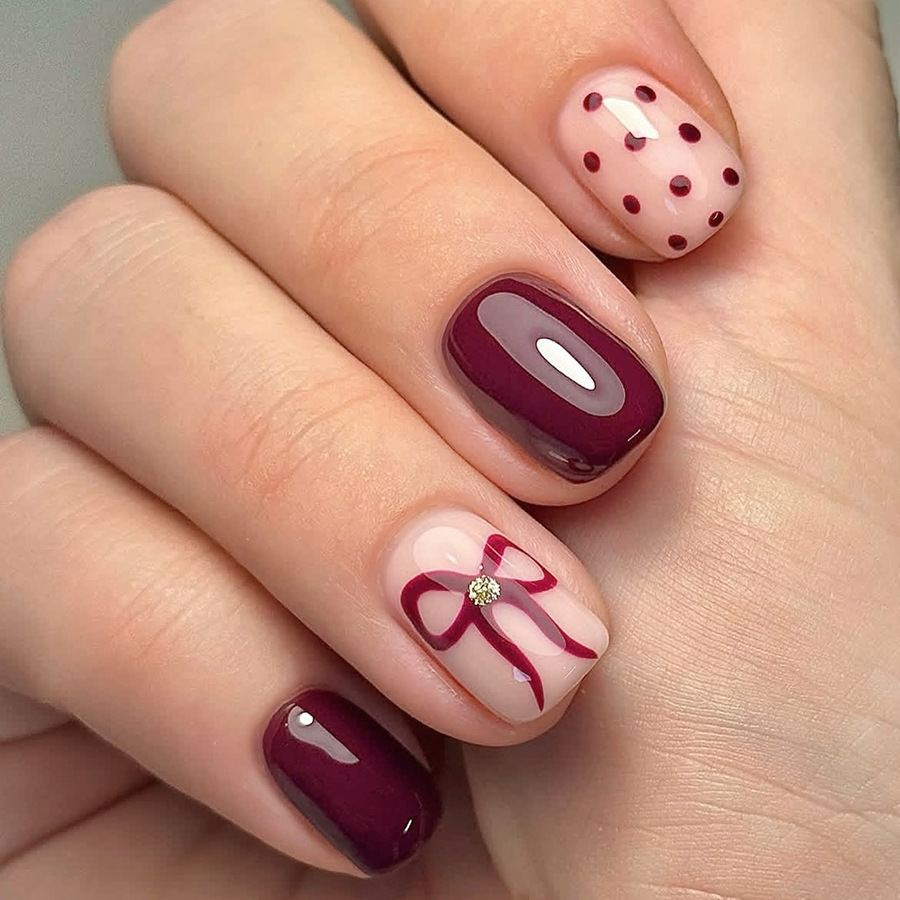 Resin Craft Material - Korte vierkante pers op nagels Glanzende