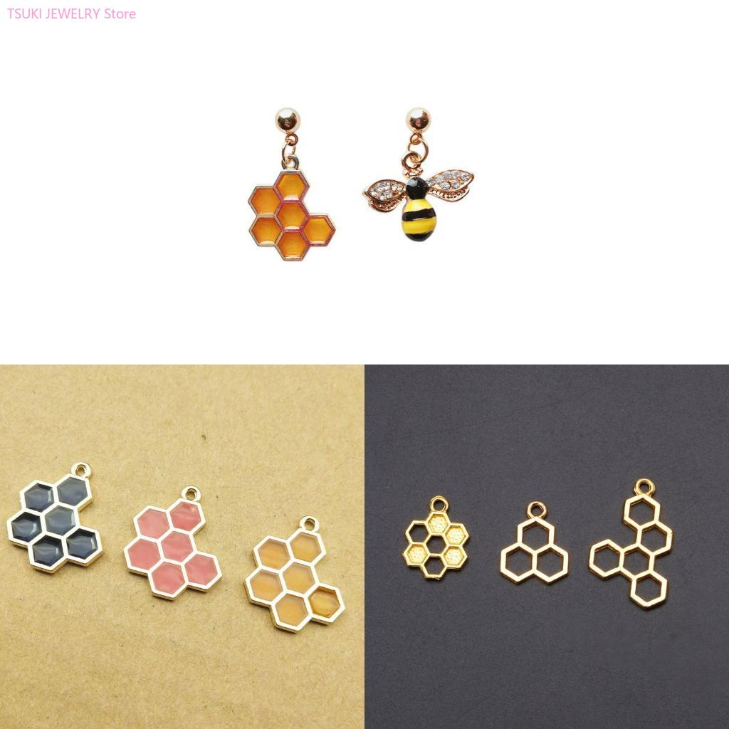 62KE 10x/set gouden honingraat - Bezels Set Pendant recensie en prijs