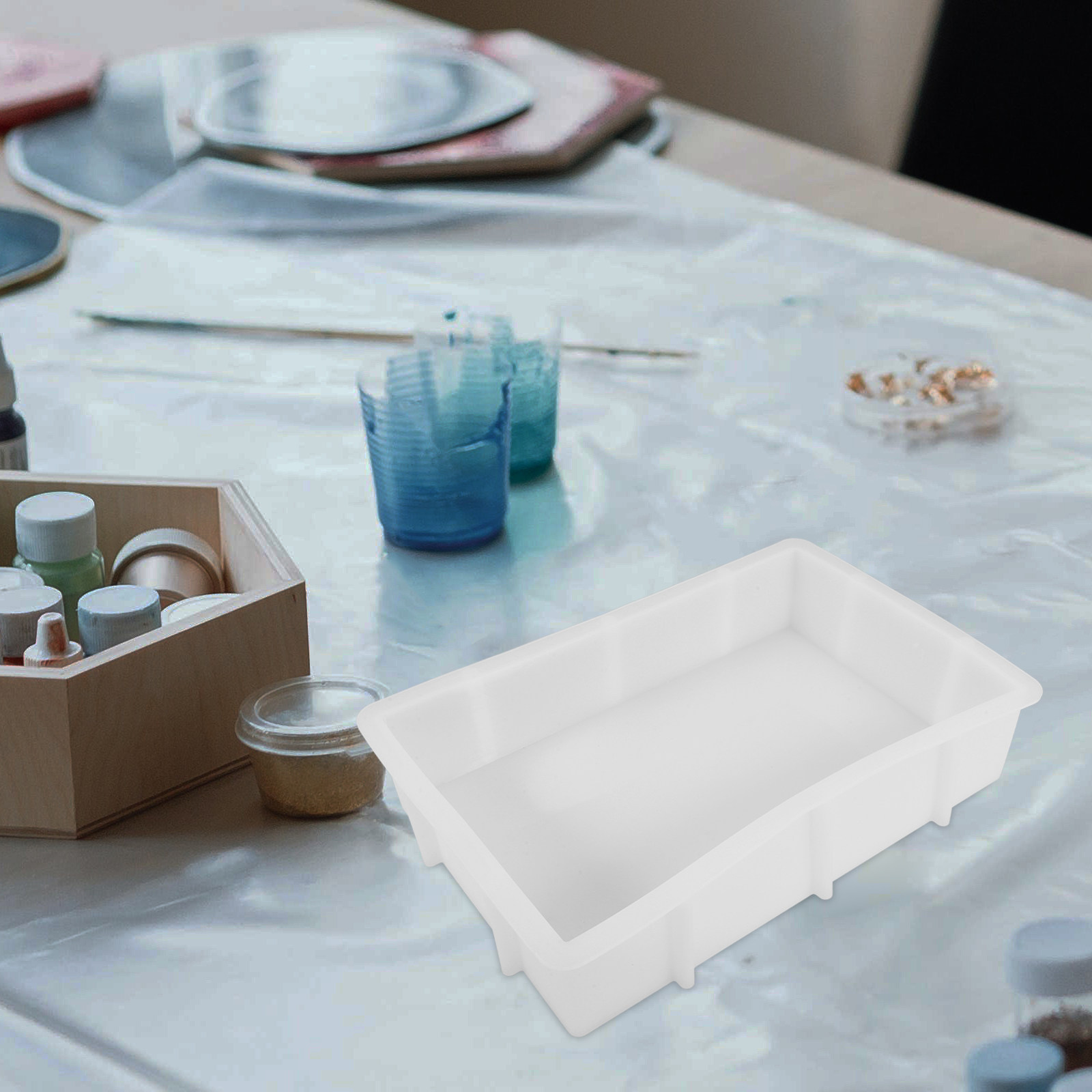 Grote rechthoekige hars silico - Silicone Mold Tray recensie en prijs