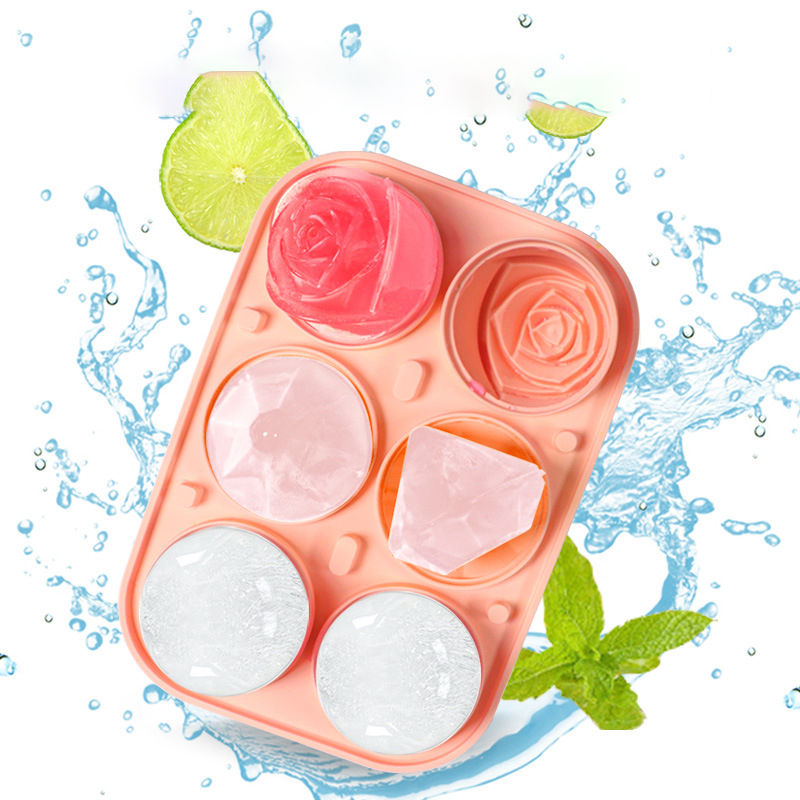 3D Rose Diamond Ronde Ijsblokj - Coaster Mold Round recensie en prijs