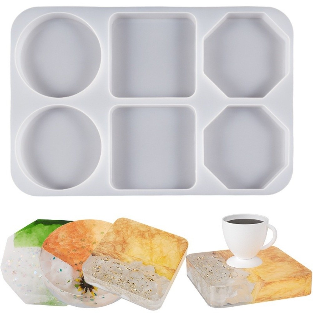 Eenvoudige creatieve onderzett - Coaster Mold Round recensie en prijs