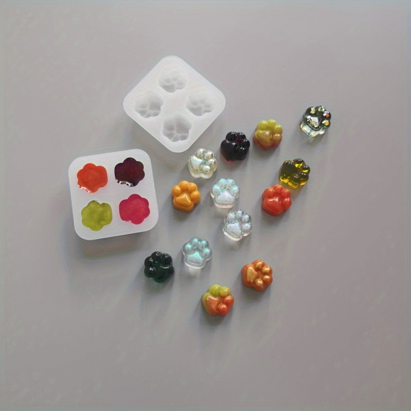 1Cat Paw Pattern siliconen mal - Resin Craft Ideas recensie en prijs
