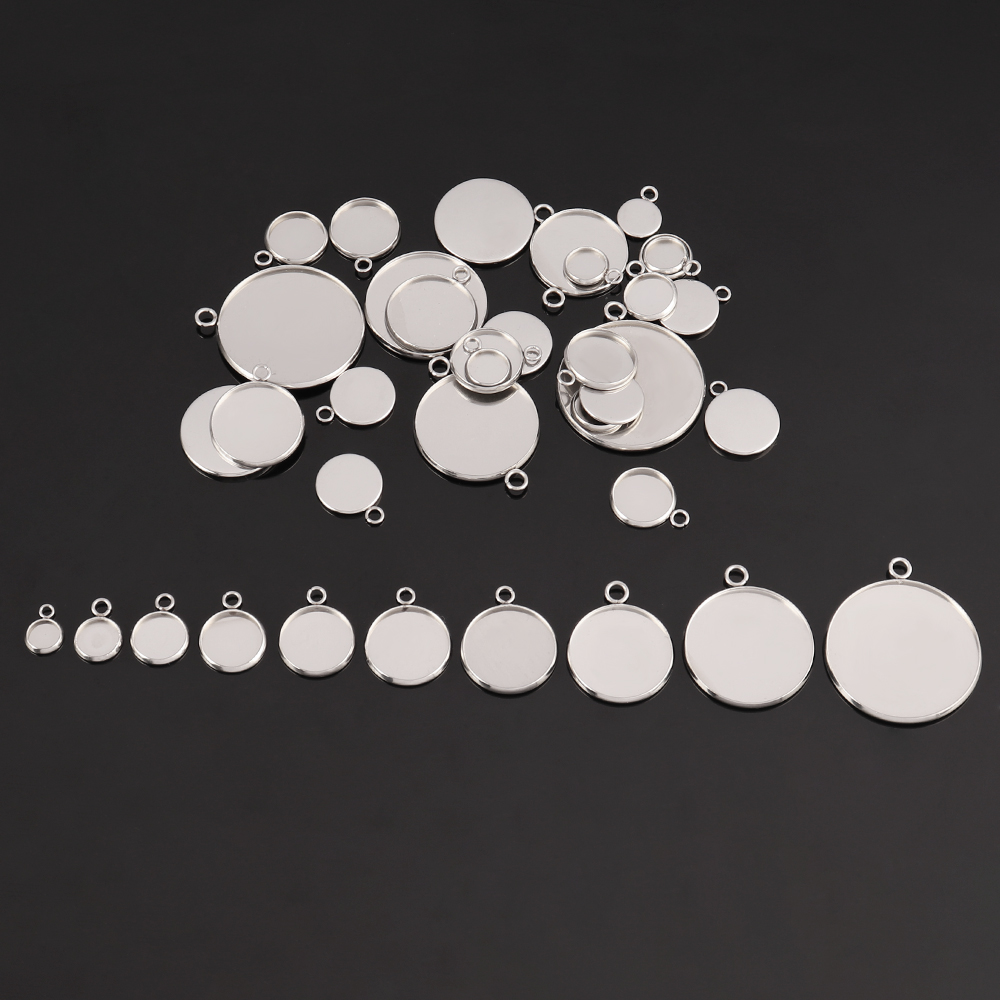 10 stuks roestvrij staal caboc - Bezels Set Pendant recensie en prijs