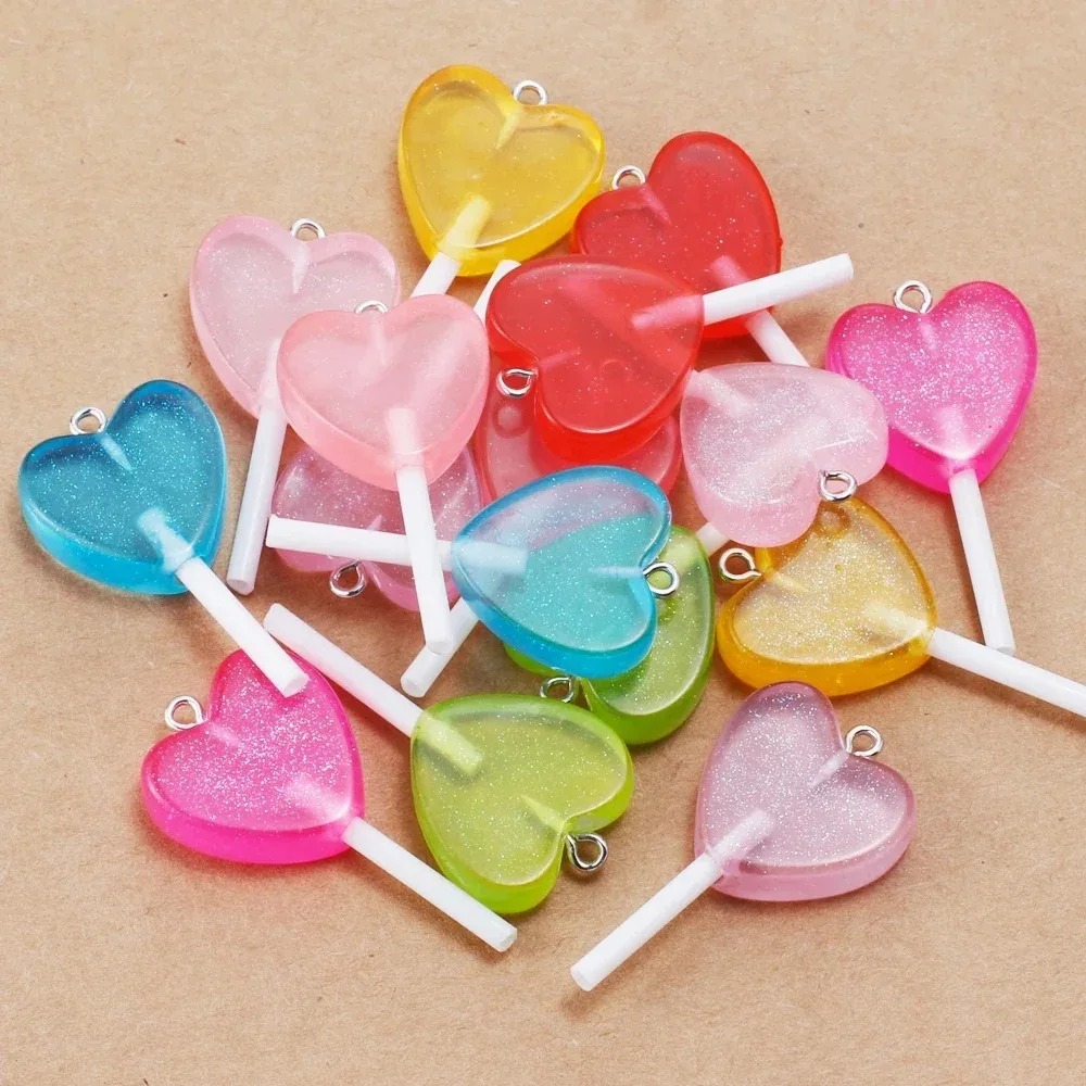 10 stuks Kawaii Glanzende Hart - Resin Craft Material recensie en prijs