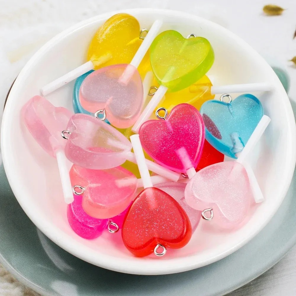 10 stuks Kawaii Glanzende Hart - Resin Craft Material recensie en prijs