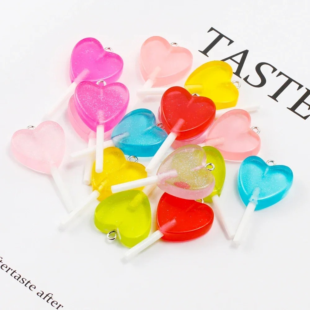 10 stuks Kawaii Glanzende Hart - Resin Craft Material recensie en prijs