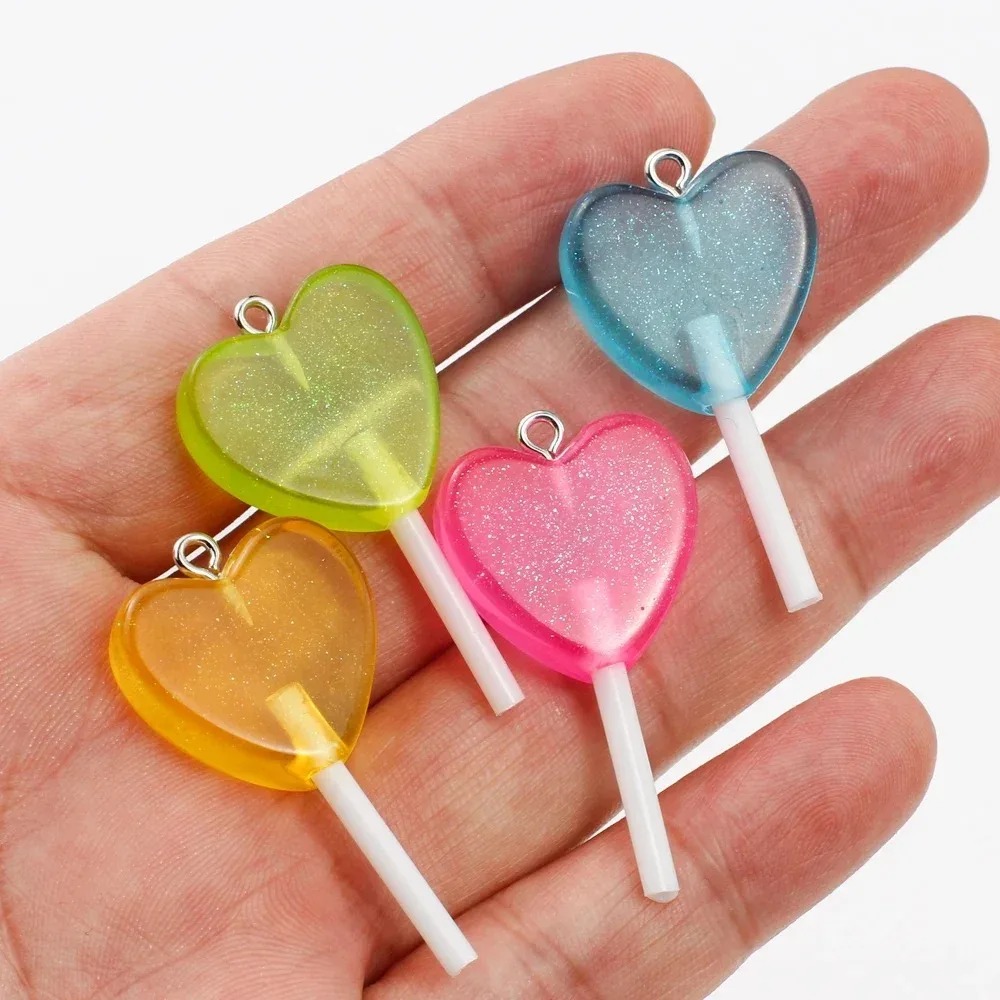 10 stuks Kawaii Glanzende Hart - Resin Craft Material recensie en prijs