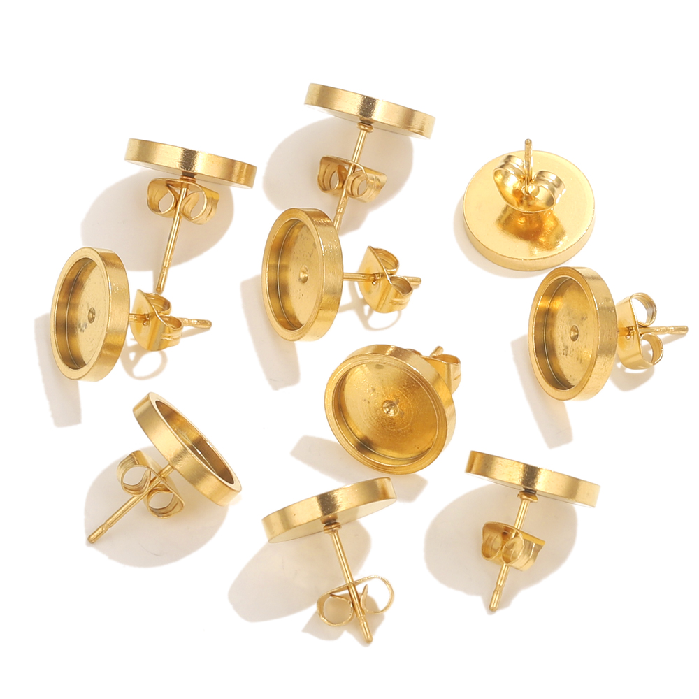10st roestvrij staal gouden oo - Resin Craft Kit recensie en prijs