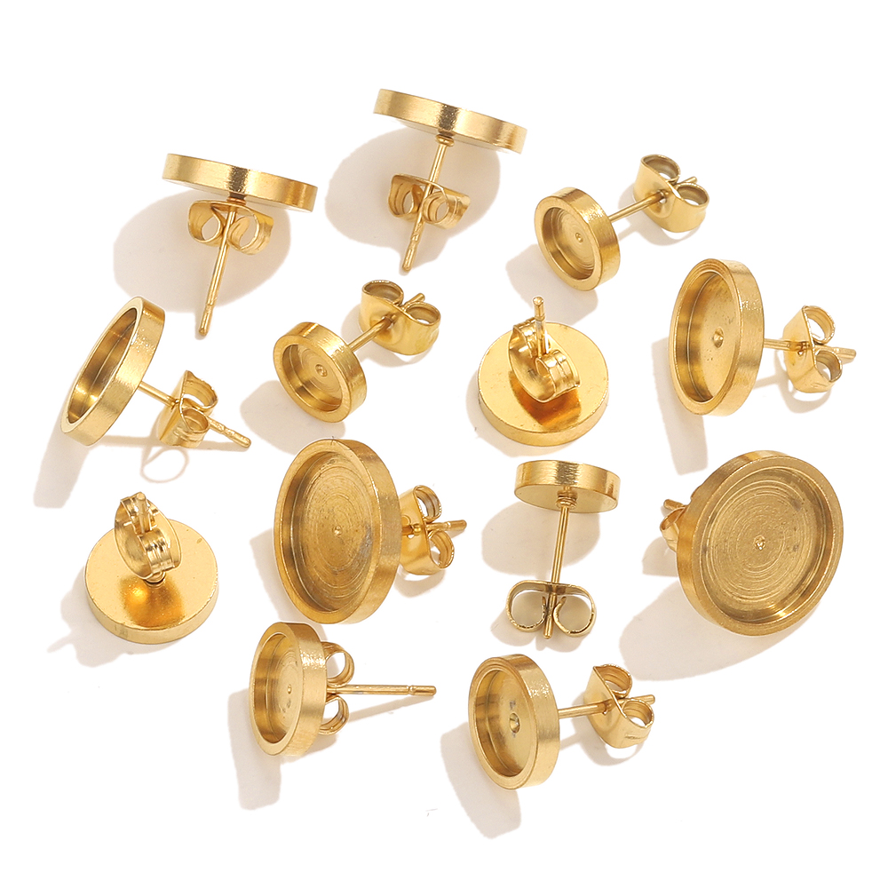 10st roestvrij staal gouden oo - Resin Craft Kit recensie en prijs